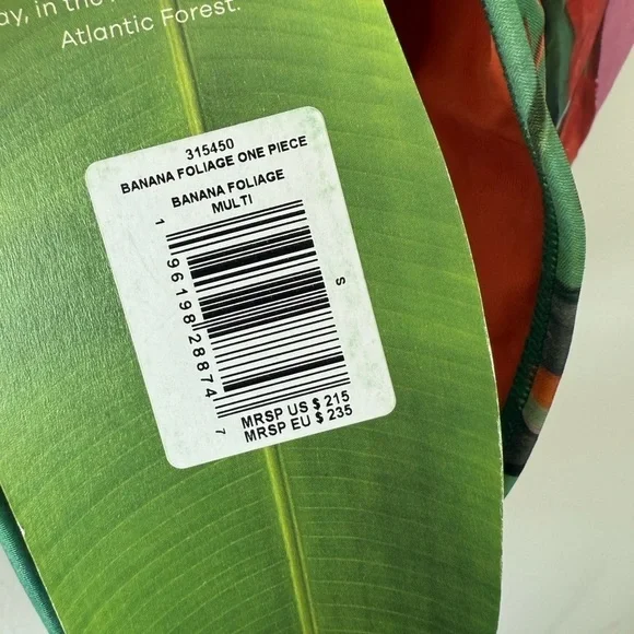 FARM RIO Banana Foliage One Piece Swimsuit - Picture 10 of 10